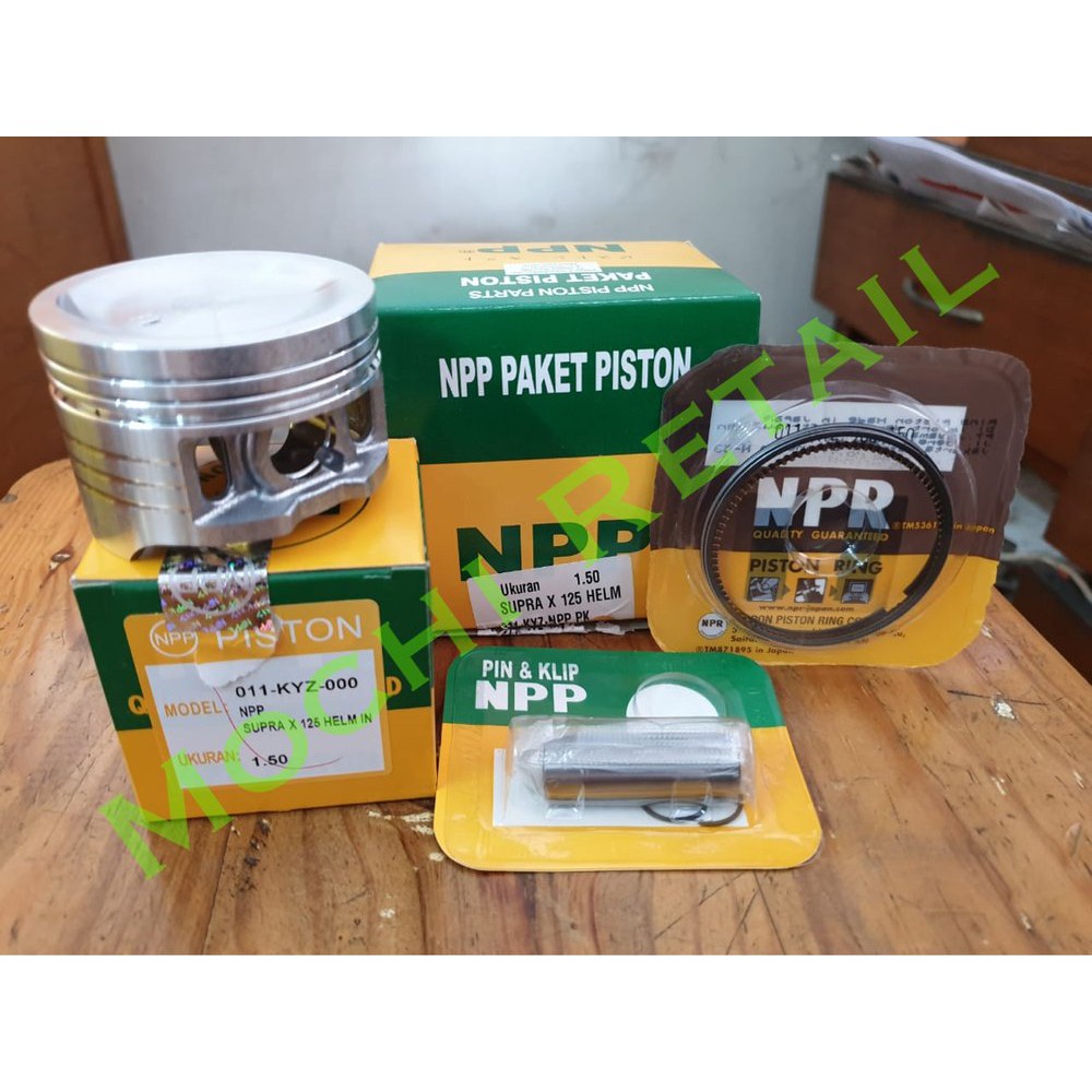 GROSIR PISTON KIT SUPRA X 125 HELM IN OS 150 NPP MR