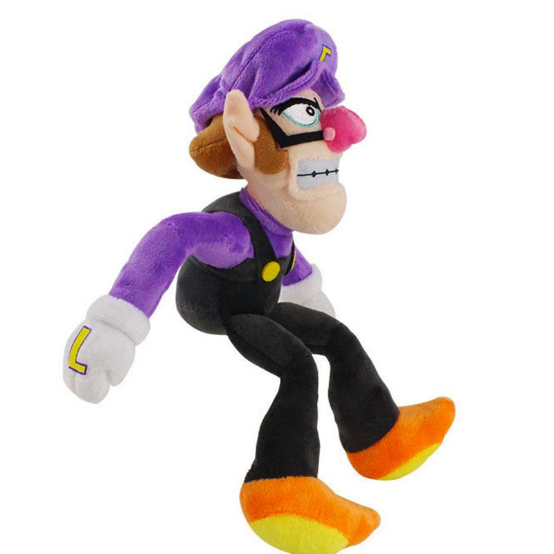 Super Mario Bros Plush Doll Wario Waluigi Stuffed Toy Gift Anime Cartoon Game