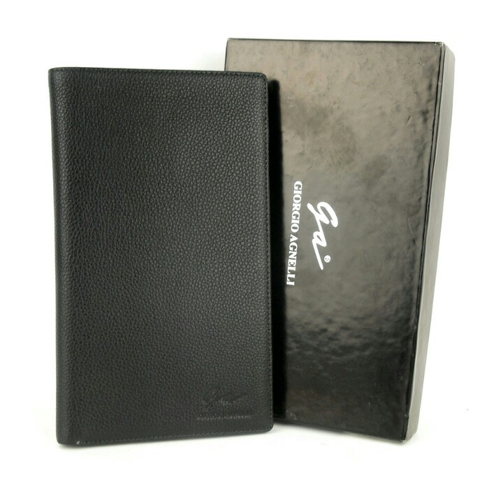 GIORGIO AGNELLI 1338.088 HITAM DOMPET KULIT PRIA PANJANG ORIGINAL