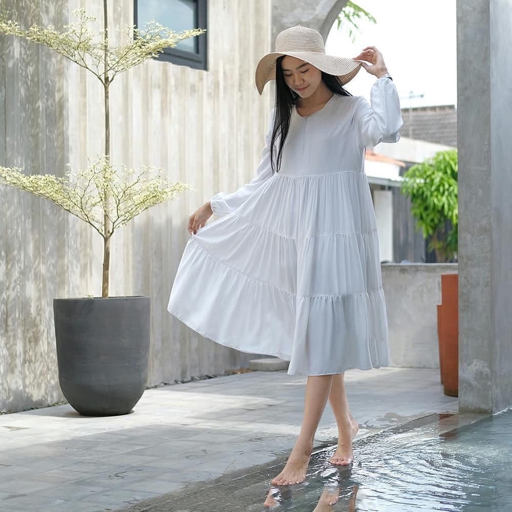 Baju Tunik Rempel Cewek Remaja Dewasa Atasan Import Mewah Tunic Cantik Murah Longtunik Tunik Wanita 