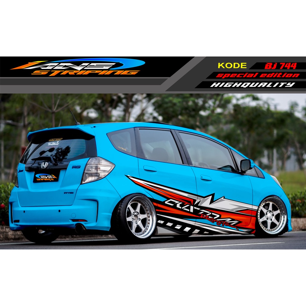 STICKER MOBIL HONDA BRIO AGYA JAZZ AVANZA YARIS / DECAL STICKER MOBIL JAZZ / STIKER MOBIL