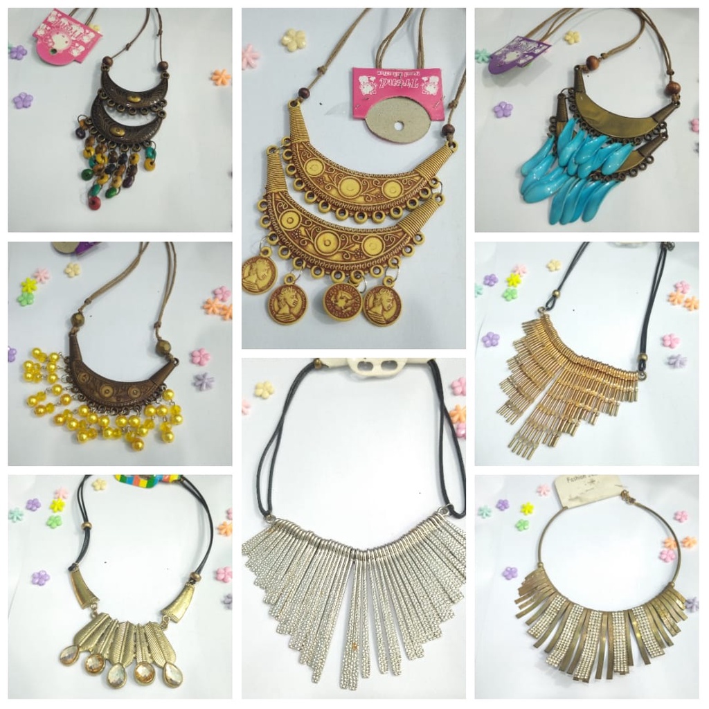 Kalung Kekinian Manik Mutiara Terbaru Kalung fashion wanita tokopelanginicer - RANDOM ECER