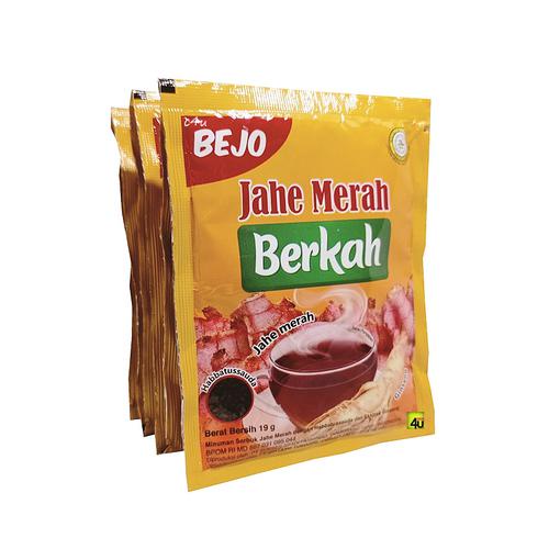 Jahe merah Berkah Bejo Instan 19G 1 Renceng Isi 12 Sachet