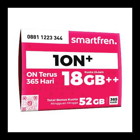 Kartu Perdana Ion+ Smartfren 18 Gb 60K Kode 275
