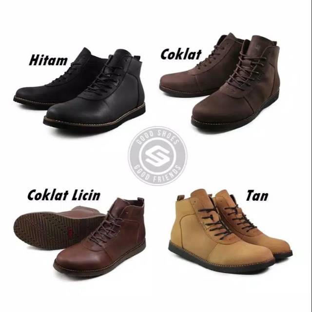 COD  Sepatu SAUQI Boots Formal