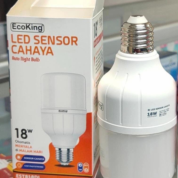 Andorestore Ecoking 18W Lampu Bohlam Led Sensor Cahaya 18Watt Ess-818Dl Automatic
