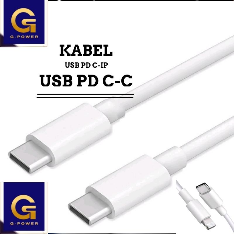 G-POWER USB PD KABEL DATA USB C TO C LIGHTNING TO C