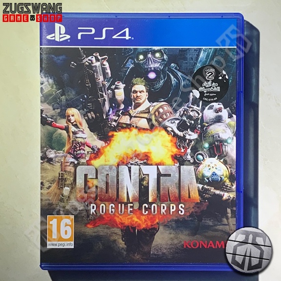 kaset game bd ps4 playstation ps 4 CONTRA ROGUE CORPS 2nd bekas