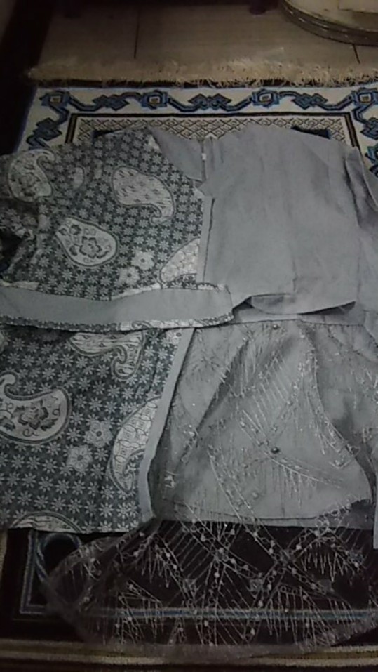 Atasan Blouse Batik Wanita Modern Fashion Wanita Kekinian Brokat Tile Batikkombinasi Ruby And Arsyla