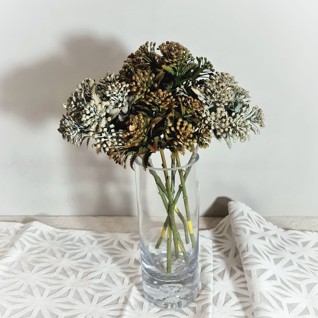 Tanaman Bromelia Artificial / Plastik Premium PH3630 - 2 Warna