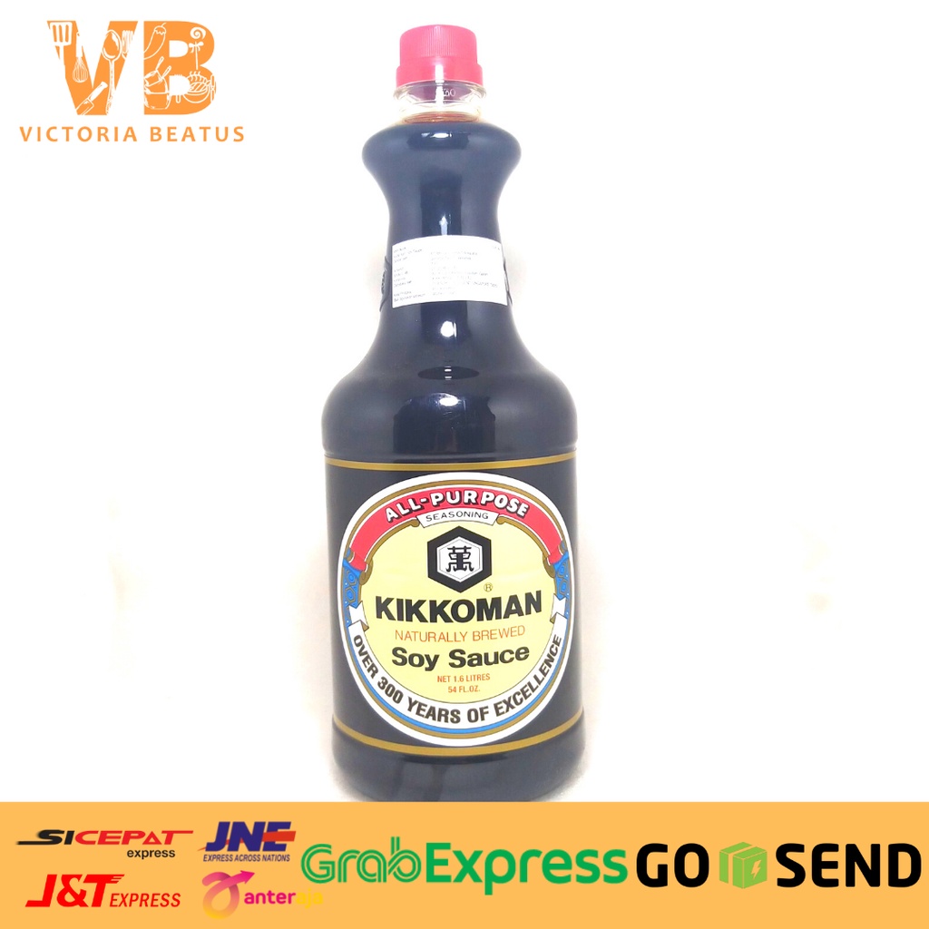 

KIKKOMAN NATURALLY BREWED SOY SAUCE 1.6 LITRES / 54 FL.OZ ALL PURPOSE