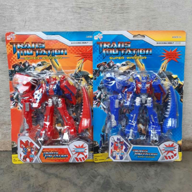 MAINAN ROBOT TRANS MUTATION SUPER WARRIOR / ROBOT BISA BERUBAH BENTUK