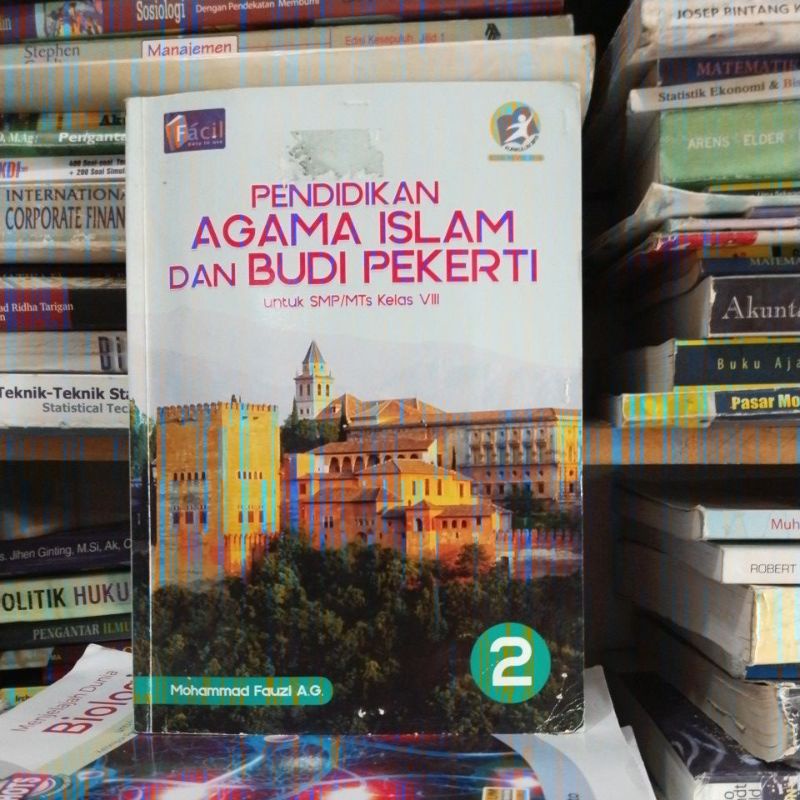 buku agama Islam/pendidikan agama Islam dan budi pekerti kelas 8/2 smp facil