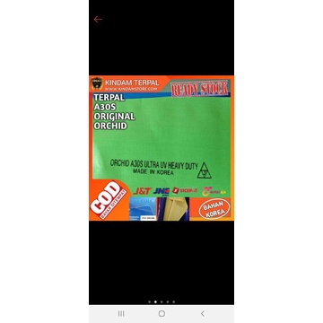 TERPAL A30S UV ORCHID KOREA UKURAN CUSTOM | TERPAL LEMBARAN | COD MURAH