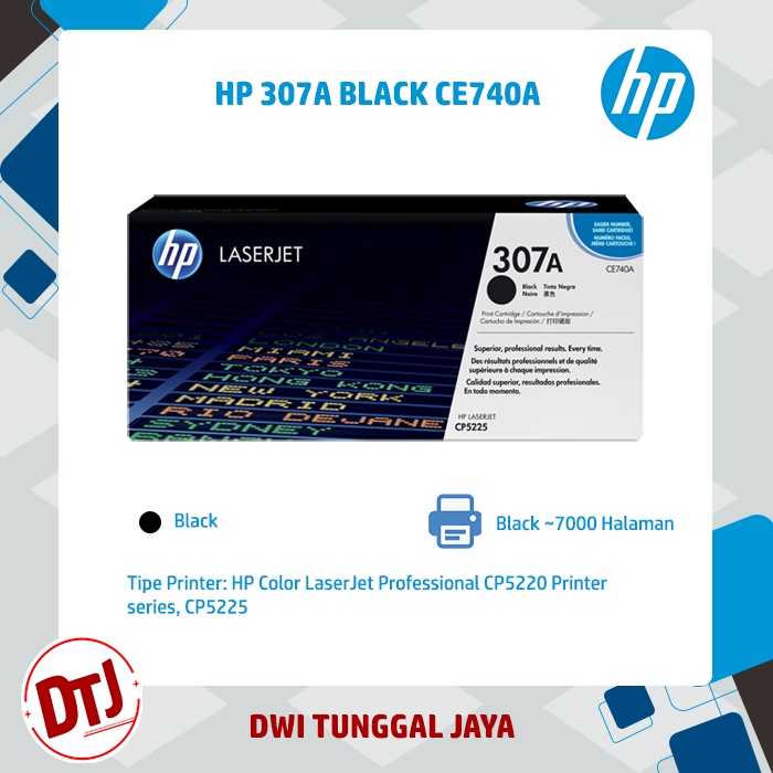 Toner HP 307A Black Original CE740A