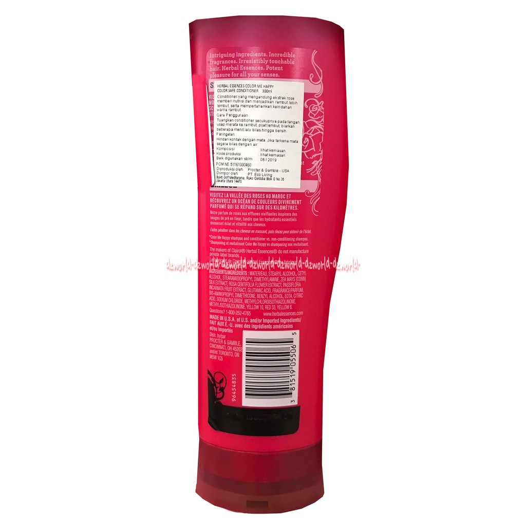 Clairol Herbal Essences Colour Me 300ml Happy Conditioner Untuk Rambut Lebih Lembut &amp; Menjaga Warna Color Me