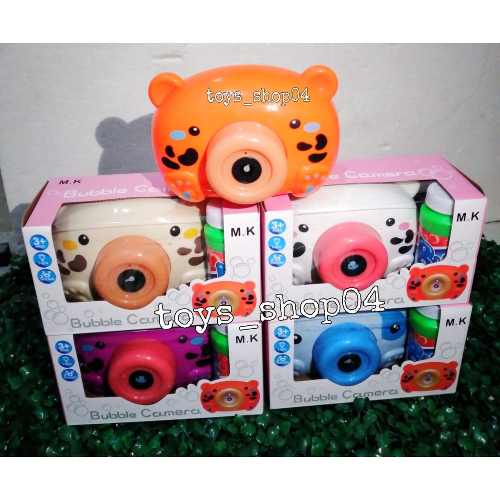 Mainan Anak Bubble Camera FREE Batre 3 pcs