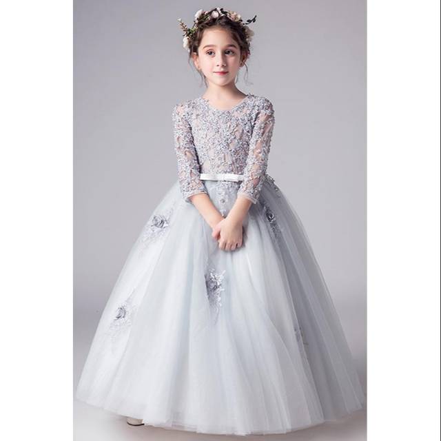 Jasa Jahit Dress Anak Brukat Tile Tulle Organza Costum Murah