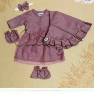 Pola Produksi Gamis Bayi - Pola Baju - Sewing Pattern