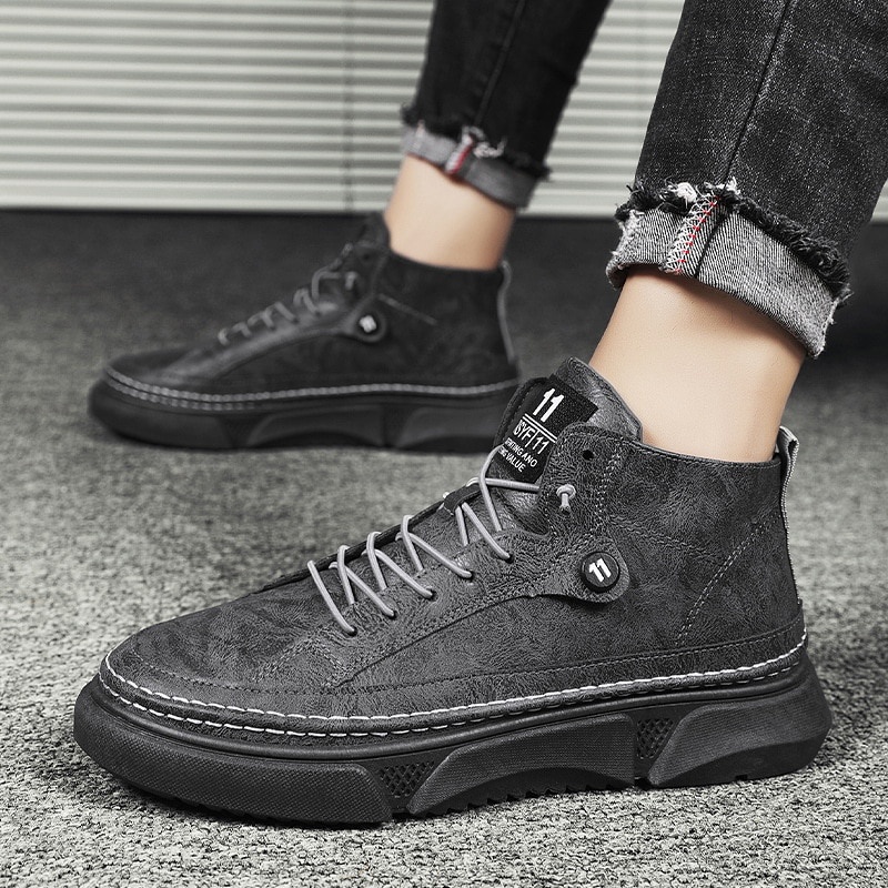 Sepatu Pria Sneakers Import - Sneaker MARTIN LUTHER Boot RZ-01 Cassual Shoes - Sepatu Boots Kasual Santai