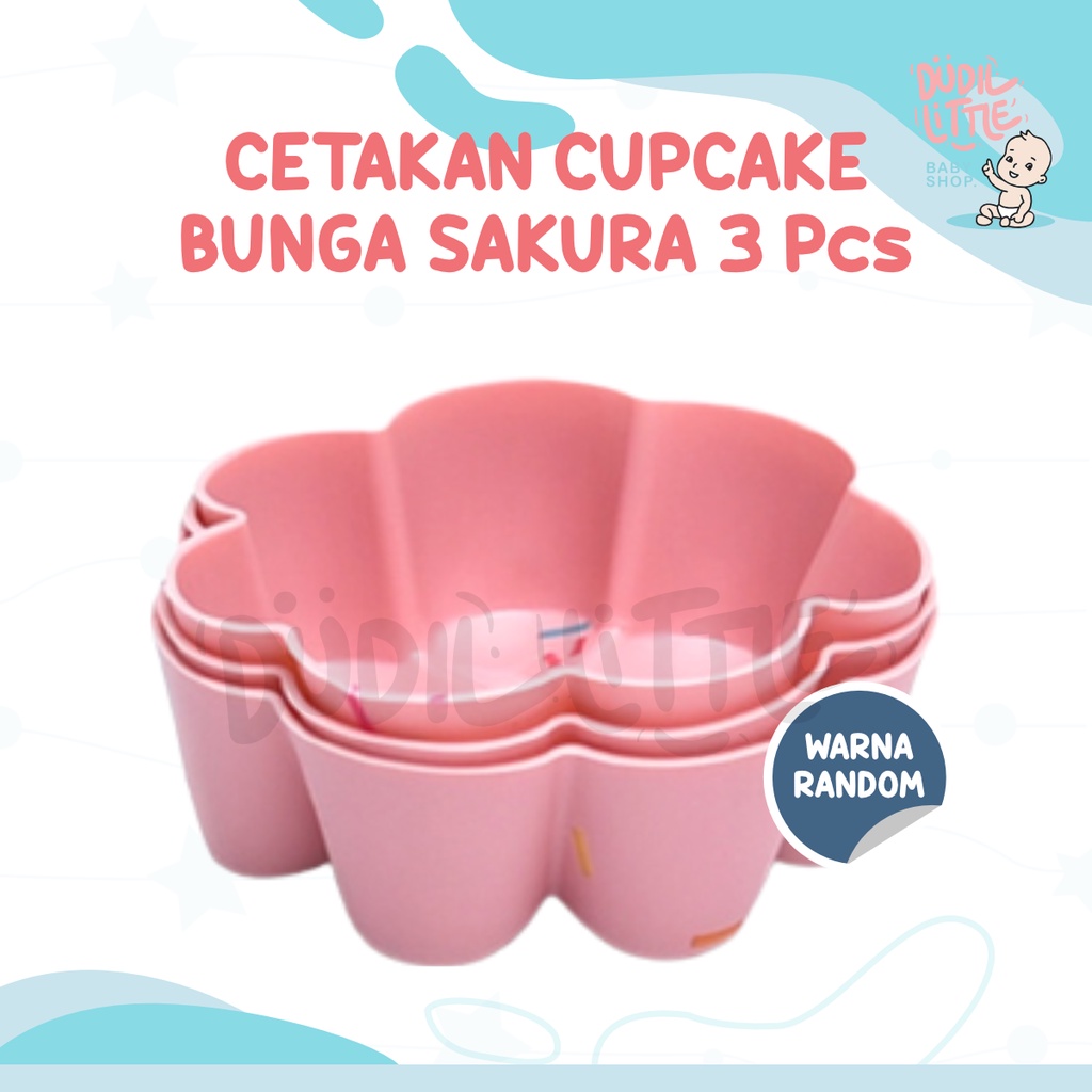 Cetakan Cupcake muffin bento silikon anti lengket flexibel dan Quick release ringan 100% Garansi