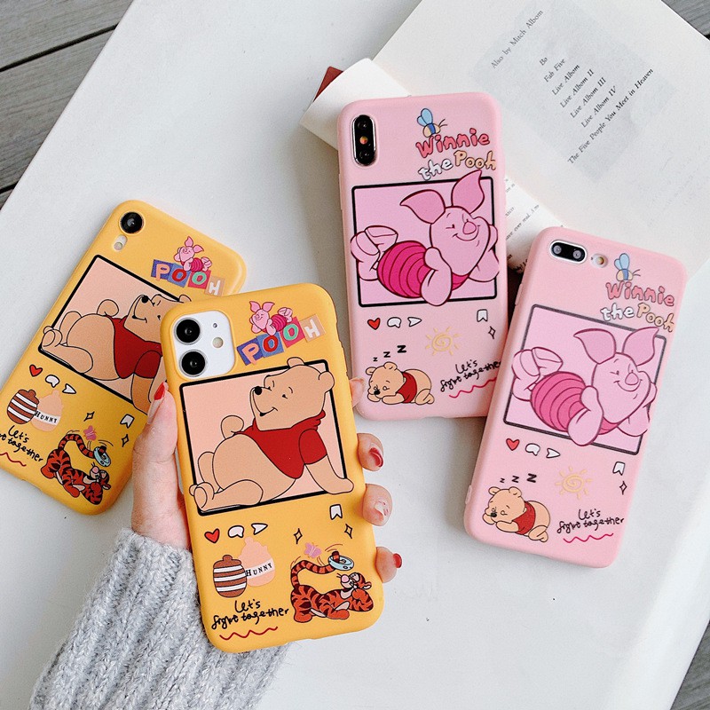 The Pooh Printing Softcase Printing Oppo neo7 f1s a1k a7 a5s f9 vivo v9 y83 y71 y53 redmi 4a 7a 6a