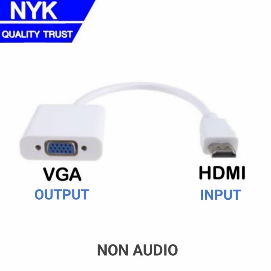 HDMI to VGA Converter Cable Non Audio NYK