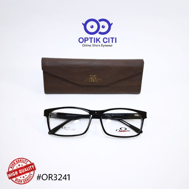 FRAME KACAMATA SIZE BESAR PRIA WANITA ORLANDO 3241 3244 ORIGINAL