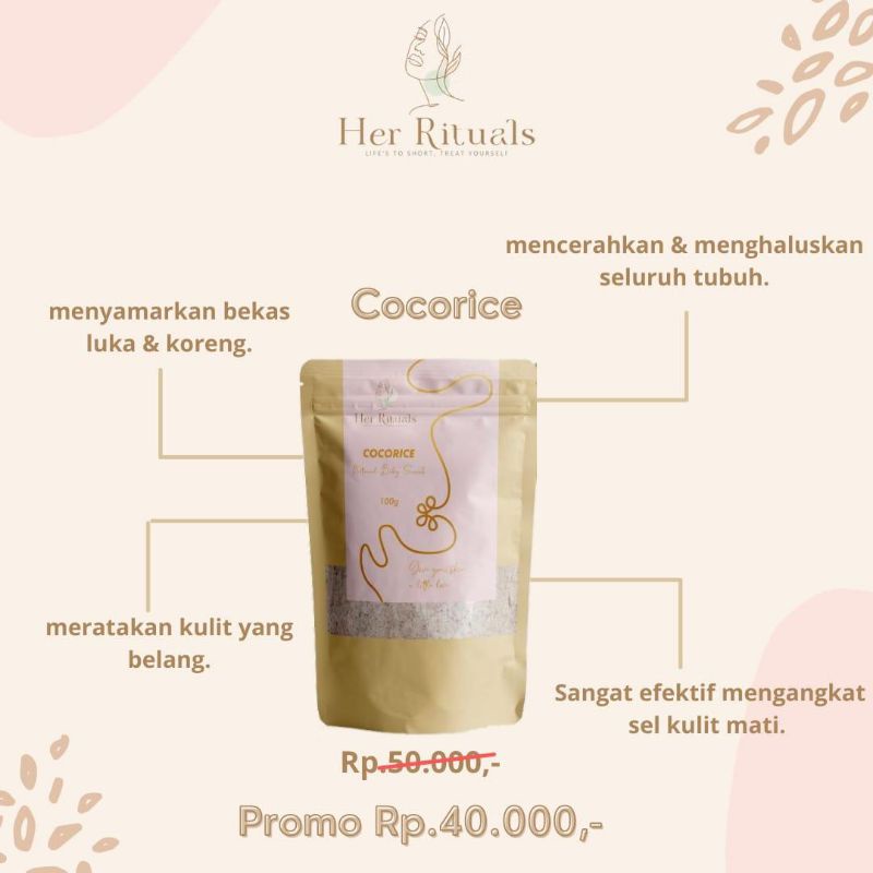 Her Rituals Cocorice Natural Body Scrub
