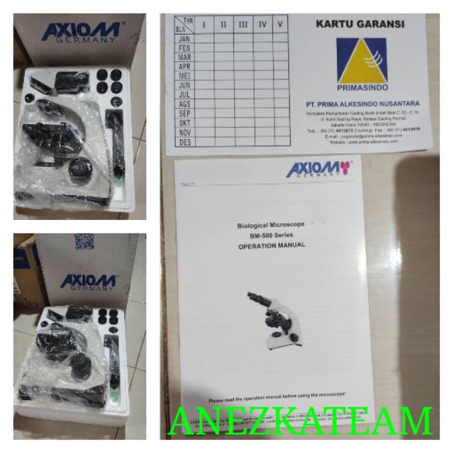 MICROSCOPE BIOLOGICAL AXIOM BM 500