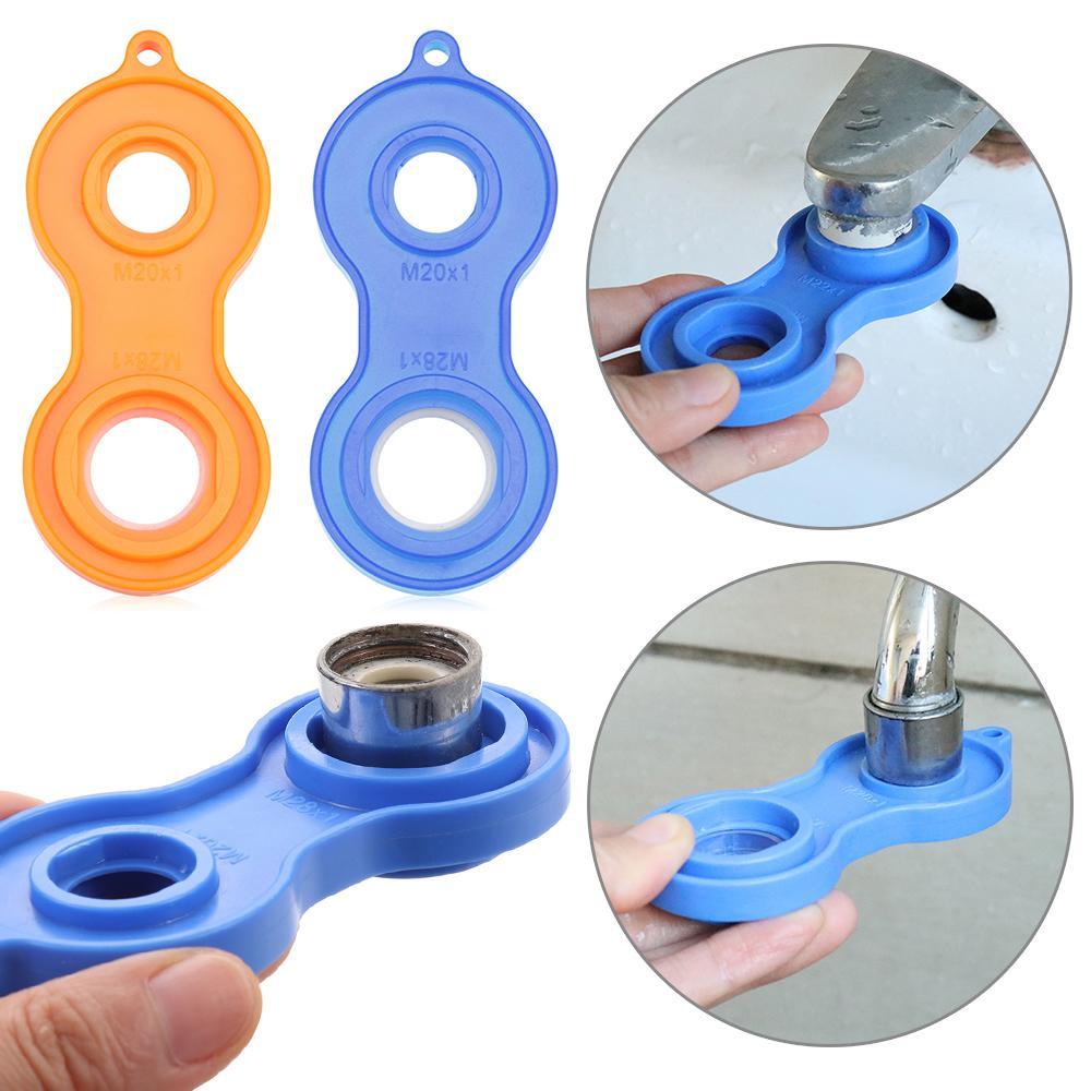 Chookyy Kran Aerator Lepas Pasang Perbaikan Kran Plastik Biru Orange Universal