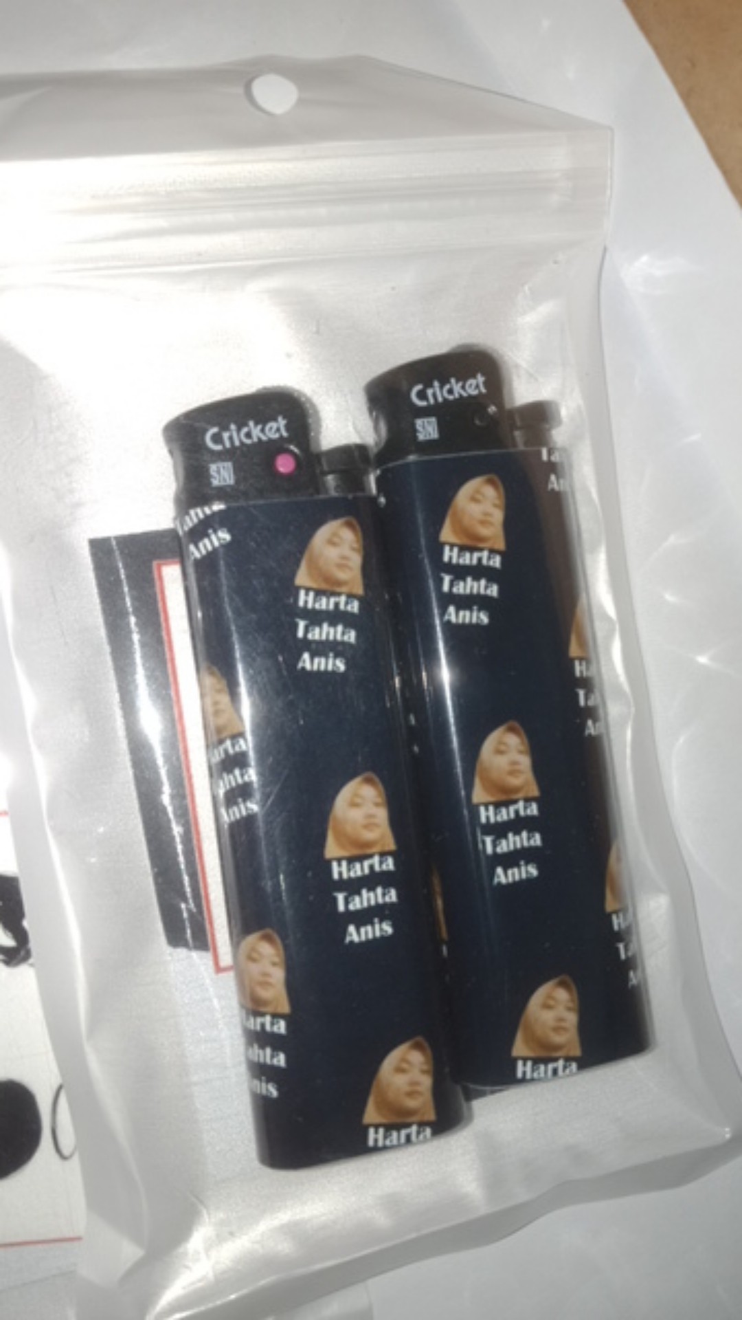 [custome Lighter Cricket] Custome Pattern Face