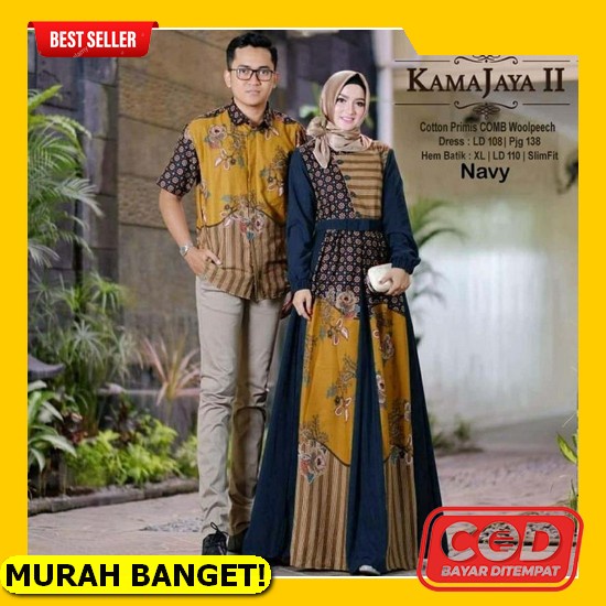 Gamis Model Terbaru Ria Ricis Ryan Tr Couple Baju Pasangan Syari Sirwal Muslim Wanita Pria Polos Pesta Kondangan Premium Dress Elegan Stylish Resepsi Bahan Berkualitas Mewah Lebaran L1J0 2022 Pesta Keren Fashion Kekinian Batik Couple Kamajaya Batik Pasa