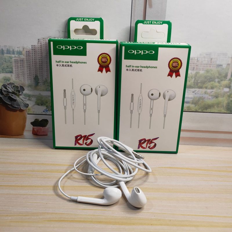 HEADSET OPPO ORIGINAL HANDSFREE EARPHONE F11 PRO F9 A3S A7 A5S F7 F5 FIND X R15 R11 R9 R7