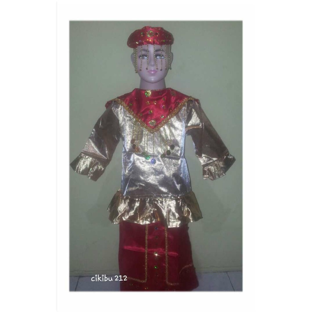 Baju adat betawi cadar/penganten anak TK /SD
