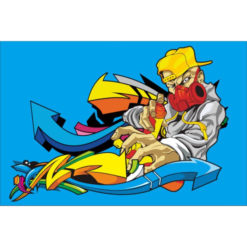 brio decal graffiti stiker kap