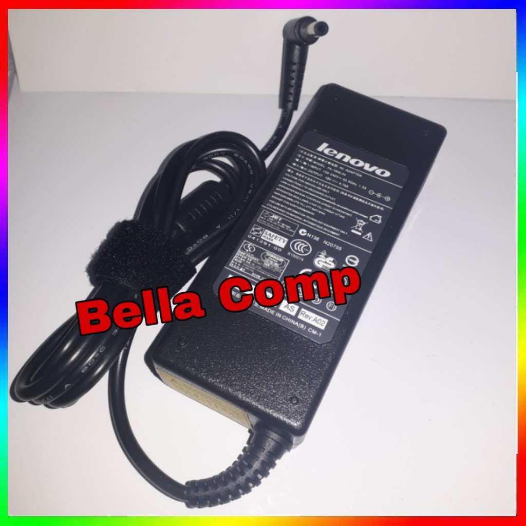 Adaptor Charger Original IBM Lenovo IdeaPad series 19V 4.74A 5.5*2.5mm bonus kabel power