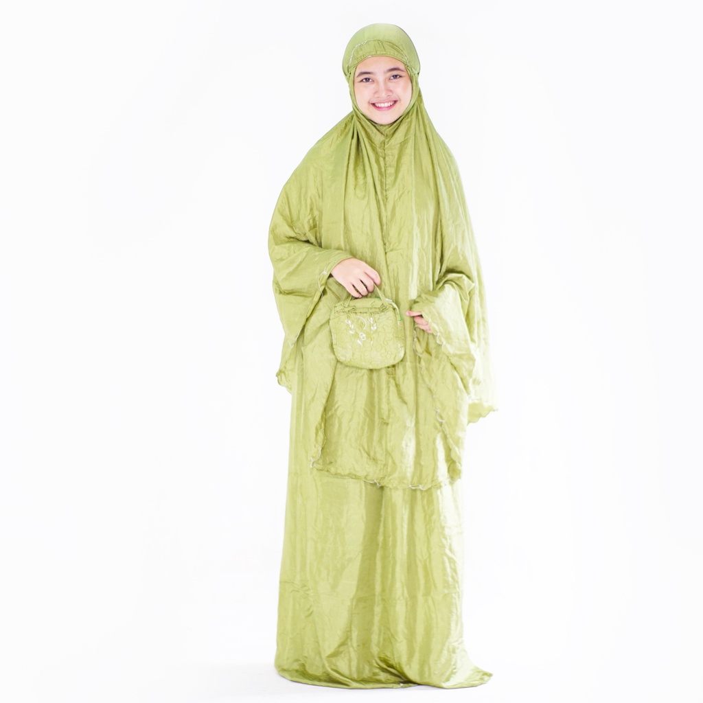 Rukuh Parasit Jumbo Eversin Atas Bawah / Mukena Atas Bawah Potongan Travel / Rukuh  Traveling