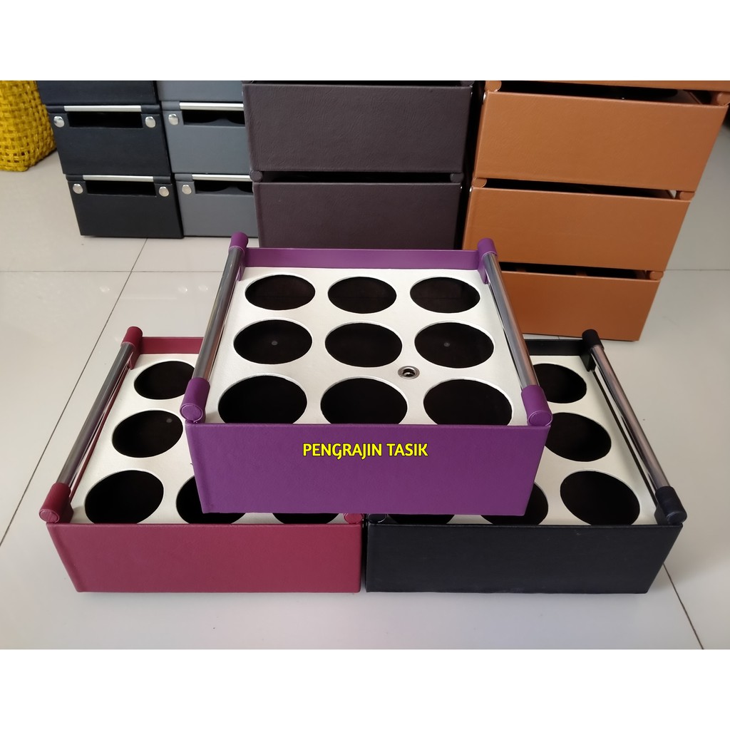 Tempat Aqua Gelas Model Dua Warna Isi 9 Cup Keranjang Air Mineral Aqua Gelas Wadah Aqua Gelas Murah 