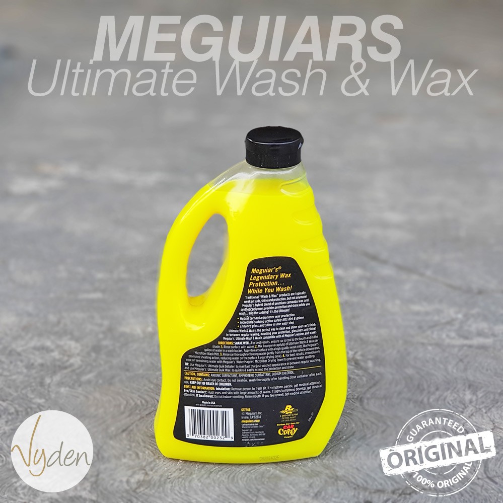 MEGUIARS Ultimate Wash and Wax 250ml REFILL Shampoo Dengan Wax Terbaik MURAH