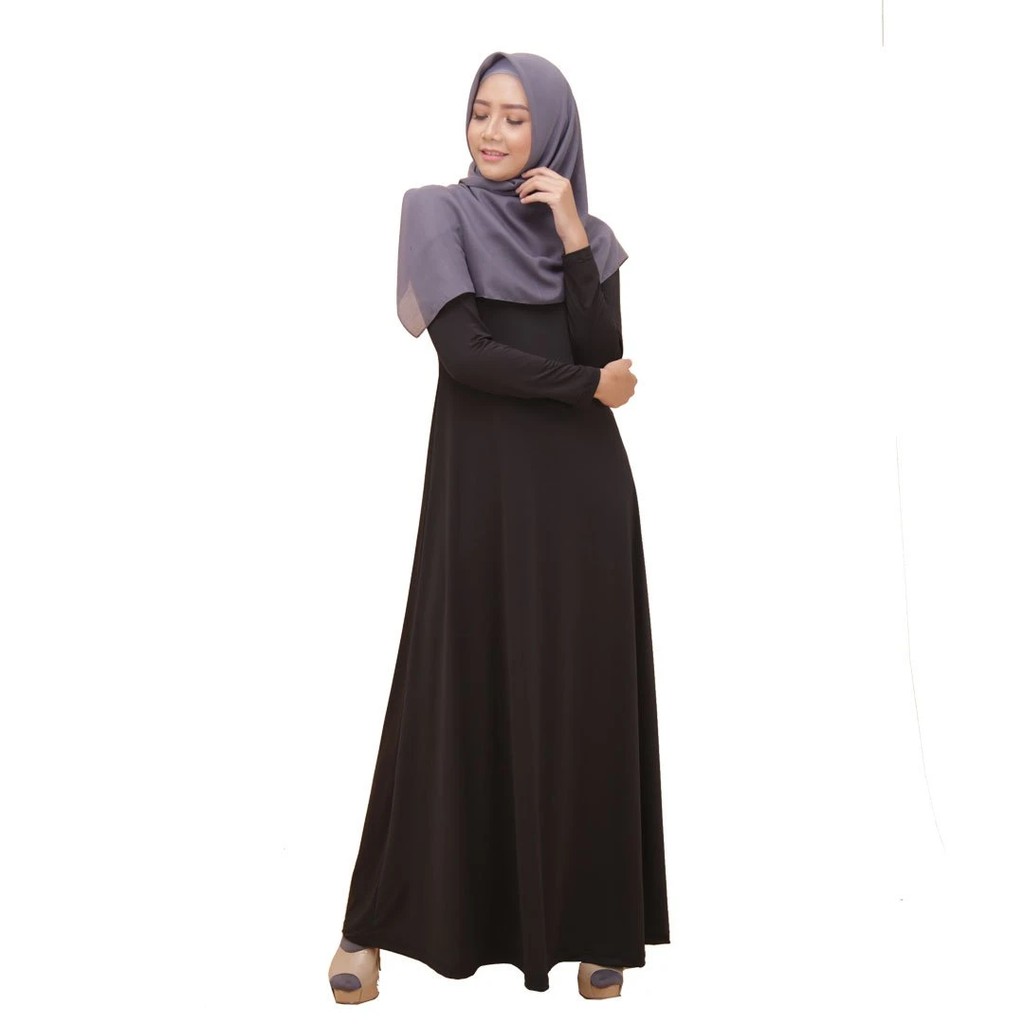 Gamis Polos model baru Gamis Spandek Daleman Gamis Fashion Muslim elzatta Gamis Gamia Azra