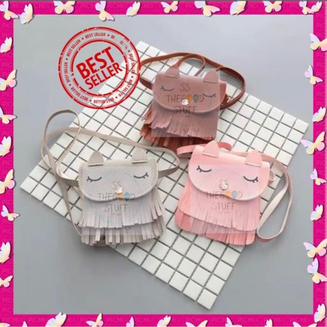 Tas Anak Motif Foxy Mini Bag / Tas Fashion Modern Anak / Best Seller