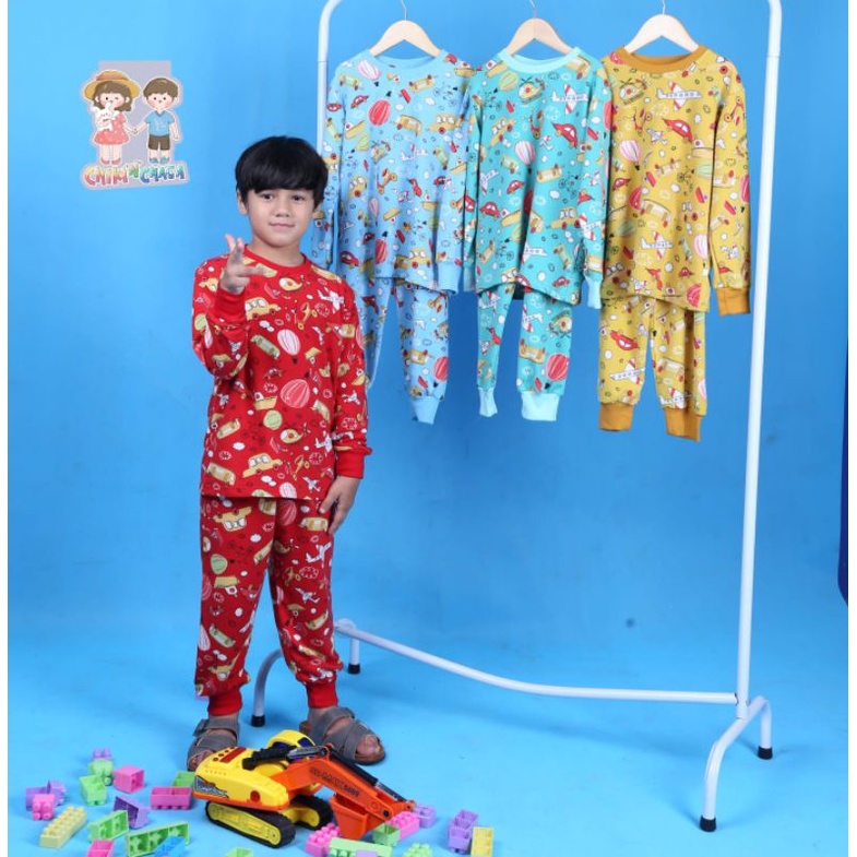 piyama anak daily wear Chiki n chacha CC01