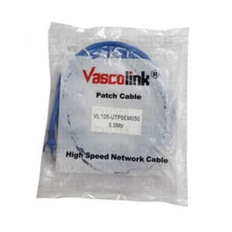 Vascolink Patch Cord Cat5 Cat 5 Cat.5 Cat5e Cat 5e Cat.5e - 5Meter