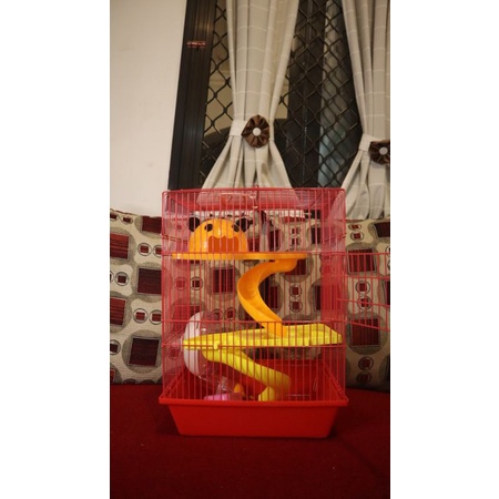 Kandang Hamster  Fullset 3 Tingkat