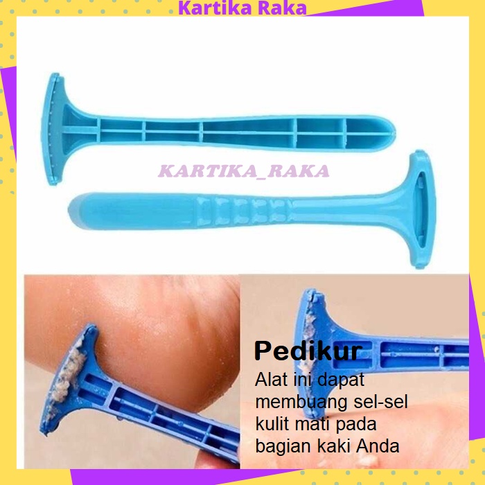 KR Penghalus Tumit Kaki Alat Perawatan Kulit Kaki Mati Manicure Pedicure Foot Care Dead Skin Scraper