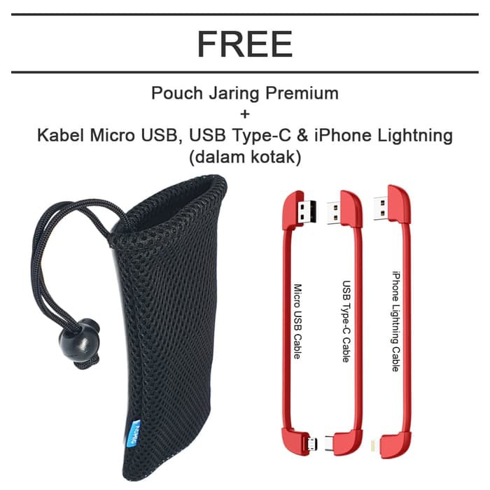 KHANZAACC ACMIC Power Wing 10000mAh Power Bank with Triple Quick Charge 3.0
