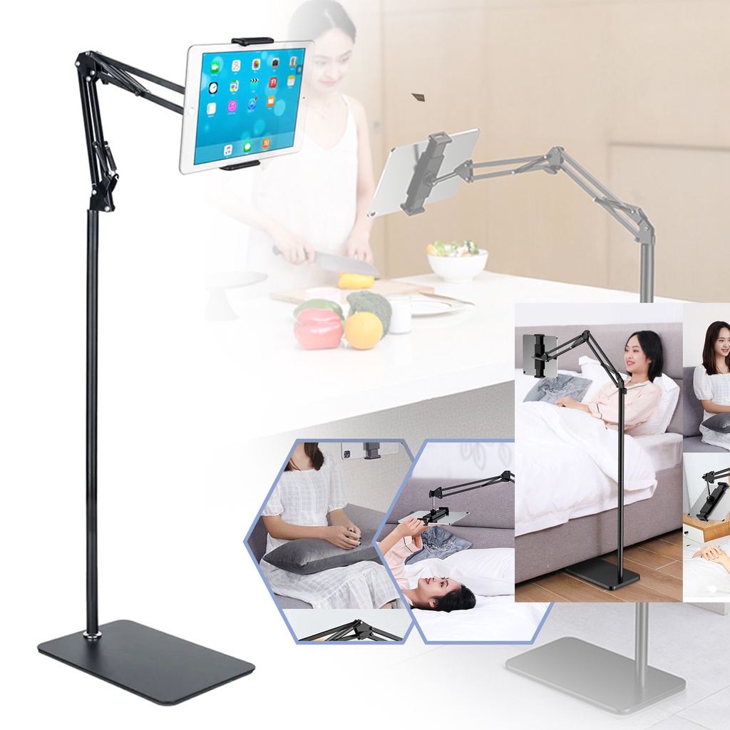 Lazypod Lantai 1.75M Phone Holder Stand for Smartphone & Tablet Lazypod Lantai Holder Phone Tablet