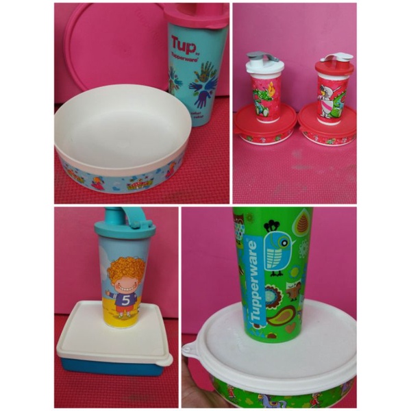 Paket bekal makan tupperware second