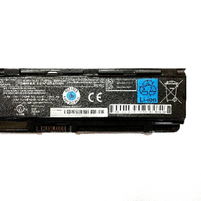 Baterai Laptop Toshiba Satellite C800 C800D C840 C845 C850 C855 L800 L840 L840D L845 L850 L850D L870 L870D L875 M840 M845 PA5024 ORIGINAL